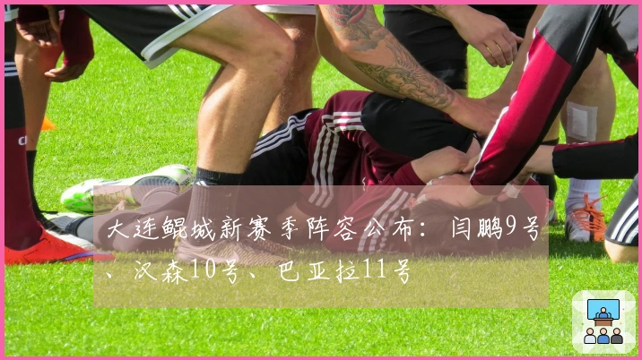 大连鲲城新赛季阵容公布：闫鹏9号、汉森10号、巴亚拉11号